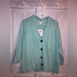 J Jill button cardigan